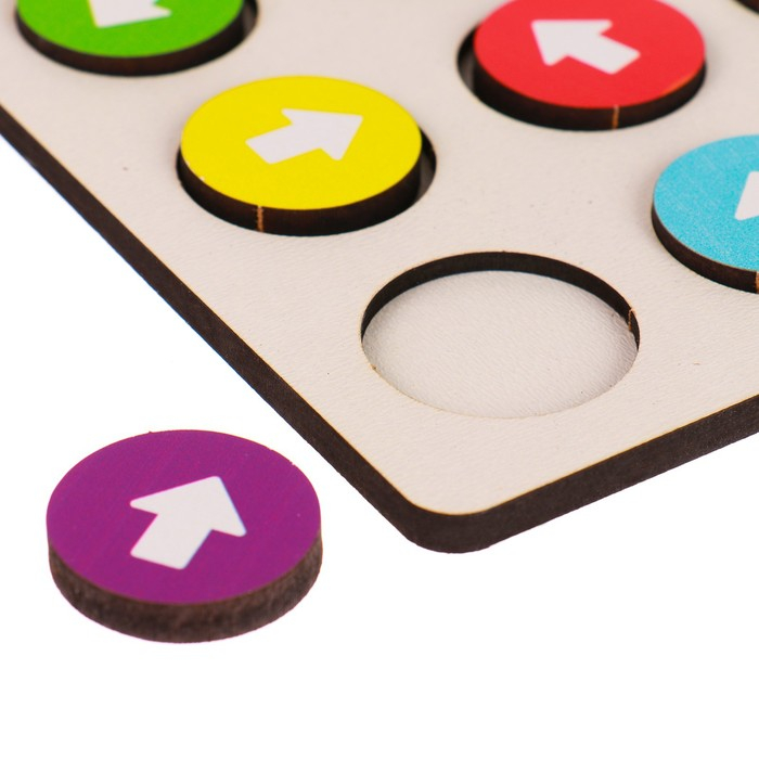 Развивающие игры из дерева «Стрелочки», повтори по образцу Развивающие игры из дерева «Стрелочки», повтори по образцу