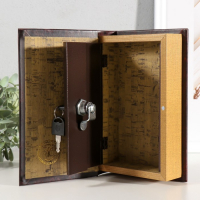 Сейф-книга дерево "Фамильный герб" кожзам 21х13х5 см Сейф-книга дерево "Фамильный герб" кожзам 21х13х5 см