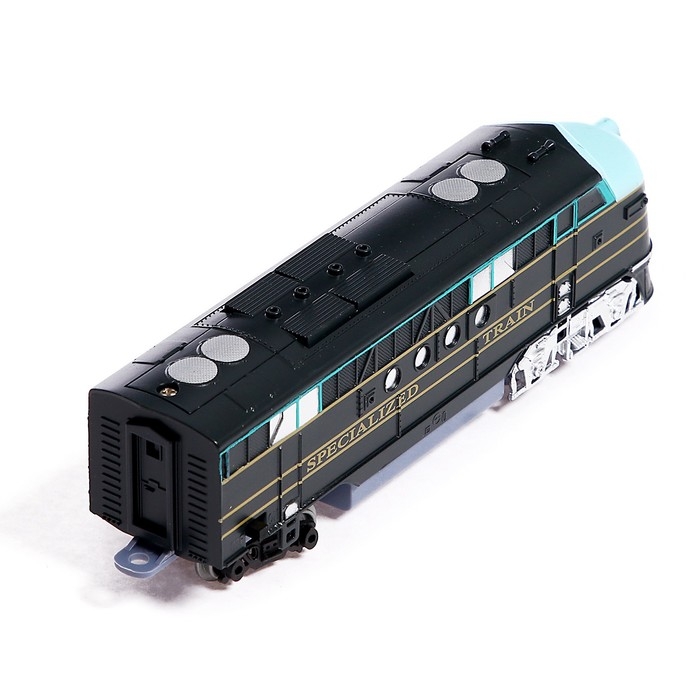 Железная дорога «Экспресс», со световыми эффектами, протяжённость пути 3,6 м Железная дорога «Экспресс», со световыми эффектами, протяжённость пути 3,6 м