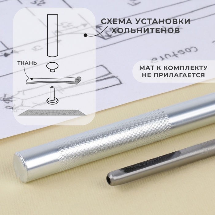 Набор инструментов для ручной установки хольнитенов, d = 10 мм Набор инструментов для ручной установки хольнитенов, d = 10 мм