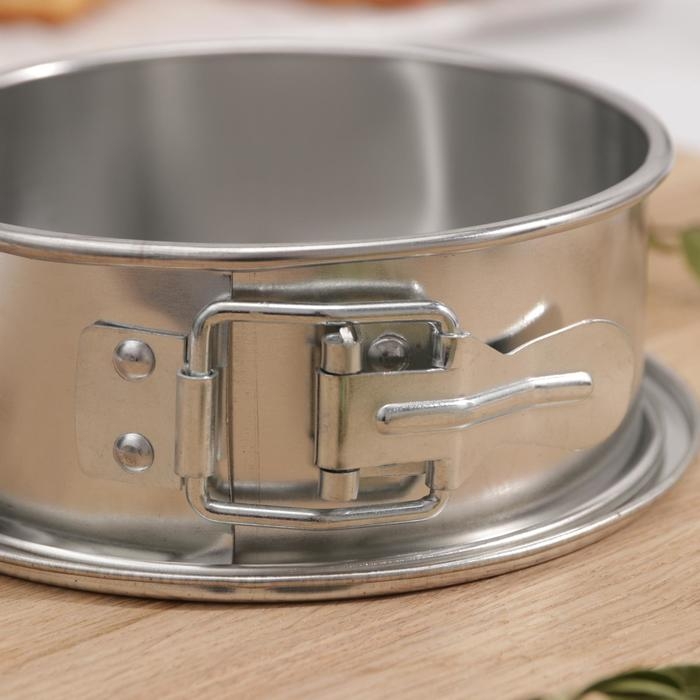 Форма для выпечки разъёмная Доляна &laquo;Круг. Фабиан&raquo;, d=12 см