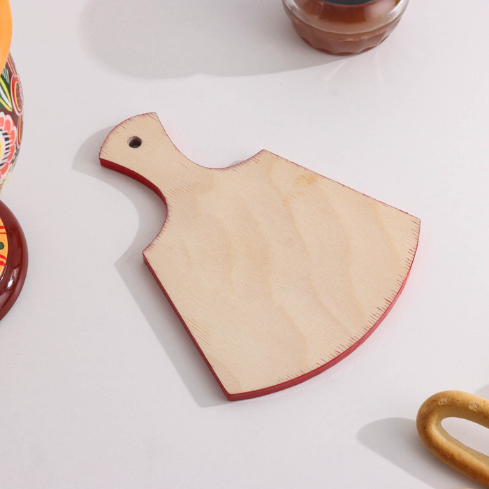 Доска разделочная &laquo;Лимонница&raquo;, хохлома