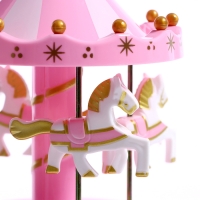 Заводная музыкальная игрушка &laquo;Карусель&raquo;, цвета МИКС