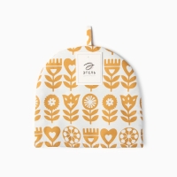 Грелка  "Этель" Yellow garden 28х28см, 100% хл, саржа 190 г/м2