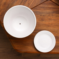 Горшок цветочный СТИЛЬ серо-голубой 3,5 л