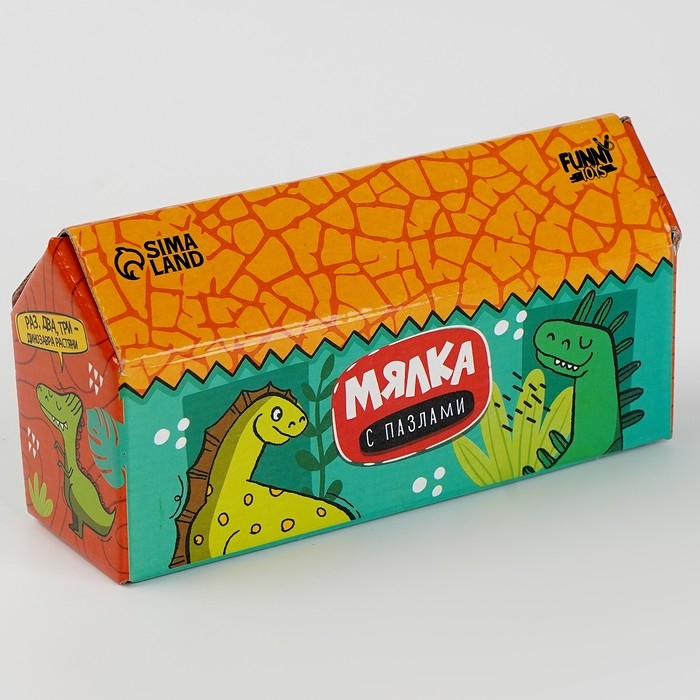 Антистресс сквиш мялка с пазлом &laquo;Динозавр&raquo;