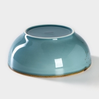 Салатник фарфоровый Magistro &laquo;Церера&raquo;, 1,1 л, 18,5&times;7,5 см, цвет голубой