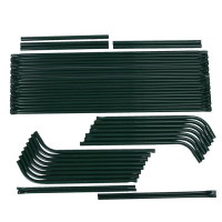 Мини-теплица, 4,9 &times; 1,4 &times; 1,15 м, стальной каркас d = 16 мм, спанбонд 60 г/м&sup2;