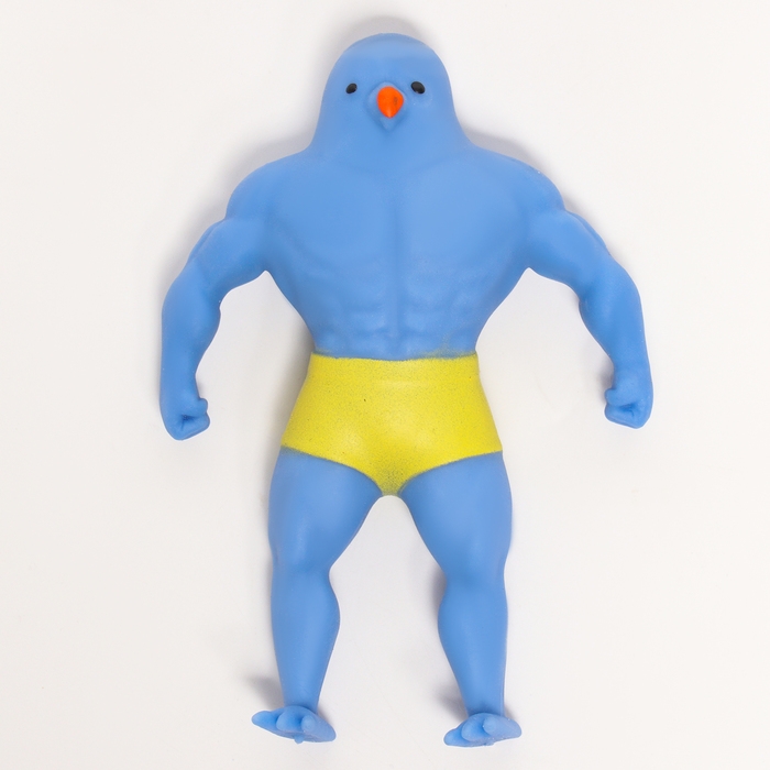 Мялка-тянучка &laquo;Утка атлет&raquo; с песком, виды МИКС