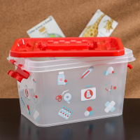 Аптечка &laquo;Доктор+&raquo;, 4 л, прямоугольная, рисунок МИКС