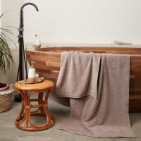 Полотенце махровое "Этель" Organic Stone 100х150 см, 100% хлопок, 420гр/м2