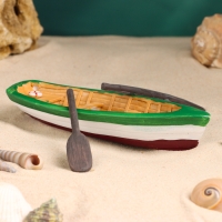 Корабль сувенирный "Лодка" 18см