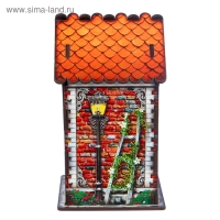 Чайный домик "Дом из красного кирпича", 9,8&times;9,8&times;17,4 см