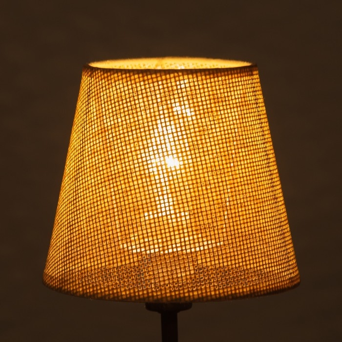 Абажур для люстры Абажур для люстры "Саржа" E27 бежевый 15х15х13 см