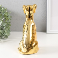 Копилка керамика "Пёсик золотой" 11,5х9,5х20,5 см Копилка керамика "Пёсик золотой" 11,5х9,5х20,5 см