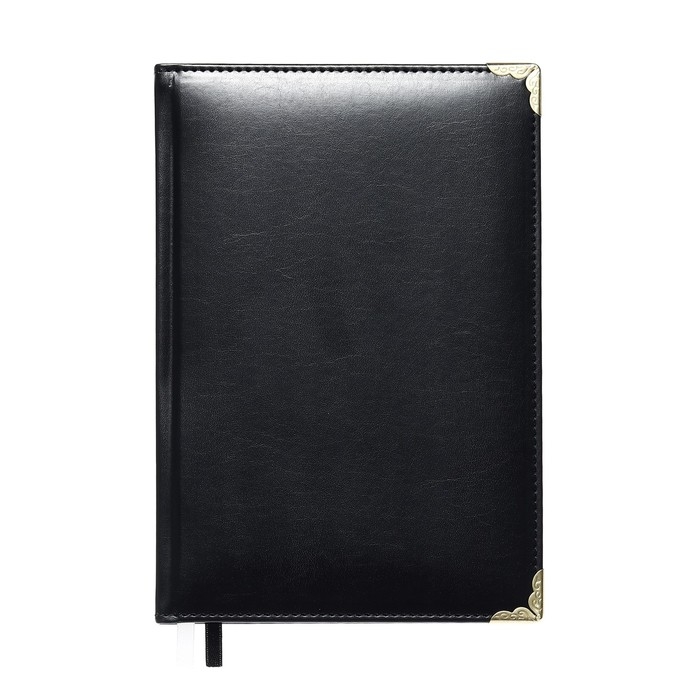 Набор подарочный deVENTE.Bellagio: ежедневник датированный 2024 года, А5, 176 листов, твёрдая обложка, блок 70 г/м2, чёрный + шариковая ручка