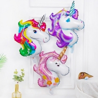Шар фольгированный 47" &laquo;Единорог&raquo;, розовый