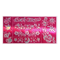 Набор гелевых ручек "Тату" 6 цветов, в блистере