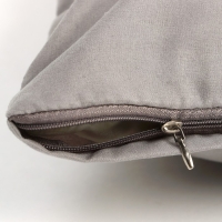 Наволочка декоративная Экономь и Я цвет серый, 40 х 40 см, полиэстер Наволочка декоративная Экономь и Я цвет серый, 40 х 40 см, полиэстер