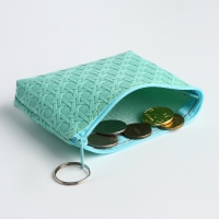 Кошелёк женский на молнии, цвет зелёный Кошелёк женский на молнии, цвет зелёный