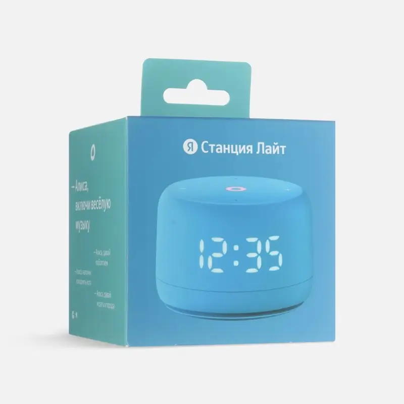 Умная колонка &laquo;Яндекс Станция Лайт 2&raquo;, синяя