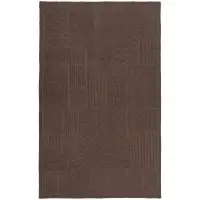 Плед Snippet, коричневый меланж