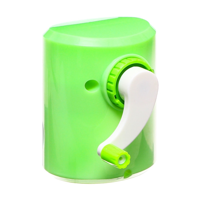 Точилка механическая с контейнером, Котик зеленый Точилка механическая с контейнером, Котик зеленый