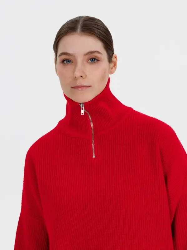 Джемпер Siluetti Birne, красный, размер S/M