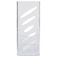 Лоток для бумаг вертикальный СТАММ "Тропик", прозрачный, ширина 110мм Лоток для бумаг вертикальный СТАММ "Тропик", прозрачный, ширина 110мм