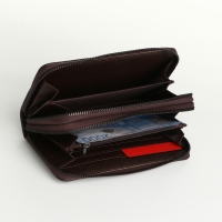 Портмоне-клатч мужской на молнии, цвет коричневый Портмоне-клатч мужской на молнии, цвет коричневый