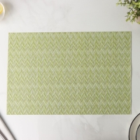 Салфетки сервировочные на стол Доляна, 4 шт, 45&times;30 см, цвет зелёный