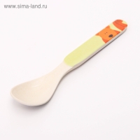Ложка для кормления, бамбук, цвет МИКС Ложка для кормления, бамбук, цвет МИКС