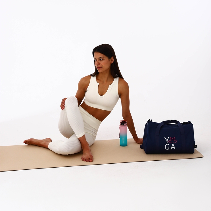 Сумка спортивная женская, TEXTURA, маленький размер, цвет синий Сумка спортивная женская, TEXTURA, маленький размер, цвет синий