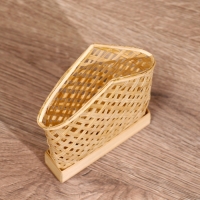 Салфетница плетёная, из бамбука 11х5х14 см Салфетница плетёная, из бамбука 11х5х14 см