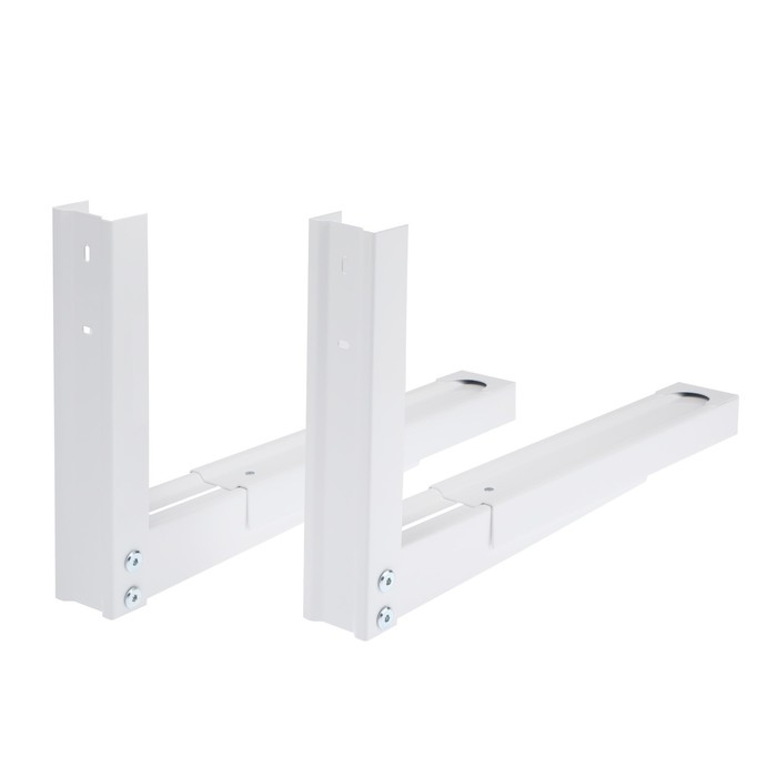 Кронштейн Кронштейн "РЭМО" К-103, для микроволновой печи, регулируемый, до 40 кг, 300-500 мм, белый