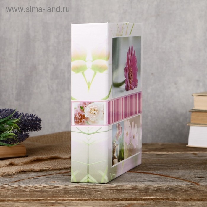 Фотоальбом Fotografia на 200 фото, 10x15 см., "Цветы"