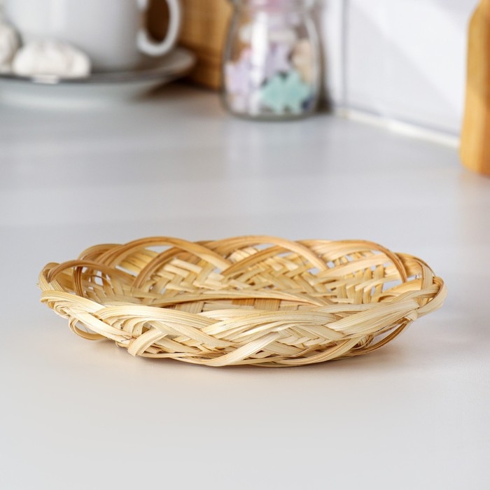 Тарелка плетеная, D=18см Тарелка плетеная, D=18см