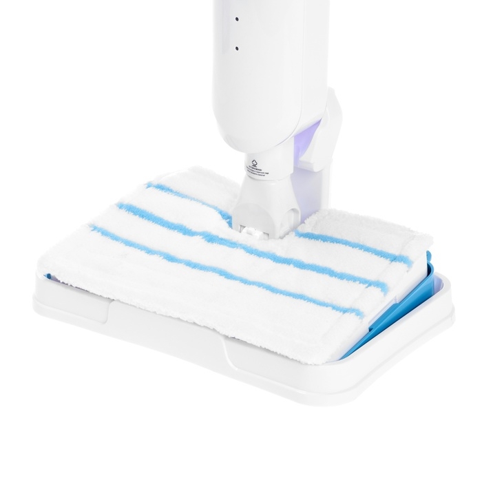 Паровая швабра Energy EN-643, 1400 Вт, 350 мл, шнур 5 м, бело-голубая Паровая швабра Energy EN-643, 1400 Вт, 350 мл, шнур 5 м, бело-голубая