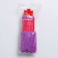 Насадка для швабры ленточная Доляна &laquo;Юбочка&raquo;, микрофибра, 28&times;7&times;7 см, цвет МИКС