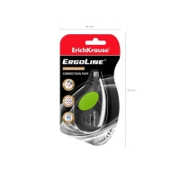 Корректирующая лента 5 мм х 8 м, ErichKrause ErgoLine, с резиновой вставкой, корпус серый, блистер Корректирующая лента 5 мм х 8 м, ErichKrause ErgoLine, с резиновой вставкой, корпус серый, блистер