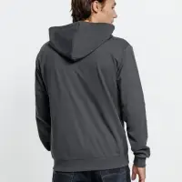 Толстовка на молнии с капюшоном Siverga 2.0, темно-серая (графит), размер XXL