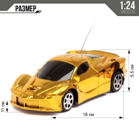 Машина радиоуправляемая &laquo;Шоукар&raquo;, работает от батареек, цвет жёлтый