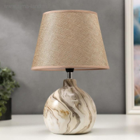 Лампа настольная 16255/1BG Е14 40Вт бежевый 23х23х35 см RISALUX Лампа настольная 16255/1BG Е14 40Вт бежевый 23х23х35 см RISALUX