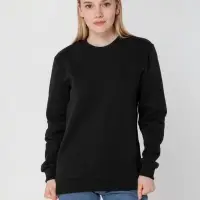 Толстовка Unit Toima Heavy черная, размер XS