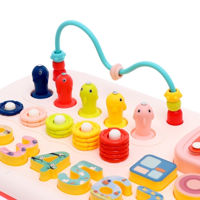 Развивающая игрушка &laquo;Весёлые игры&raquo;, цвет розовый