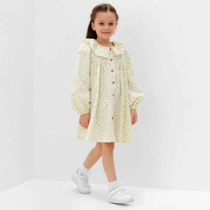Платье детское с воротником KAFTAN, р.32 (110-116 см) Платье детское с воротником KAFTAN, р.32 (110-116 см)