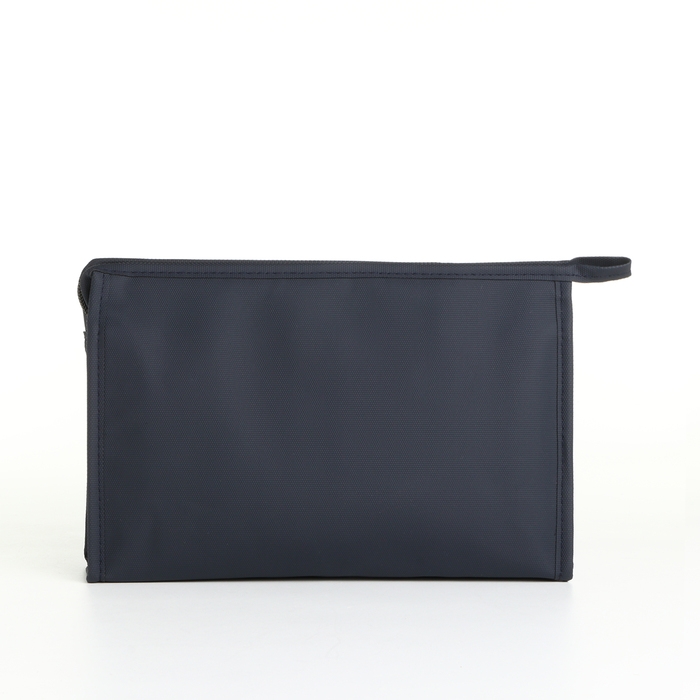 Косметичка на молнии, цвет синий