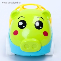 Машинка - погремушка &laquo;Зоо&raquo;, с эластичными элементами, виды МИКС, Крошка Я