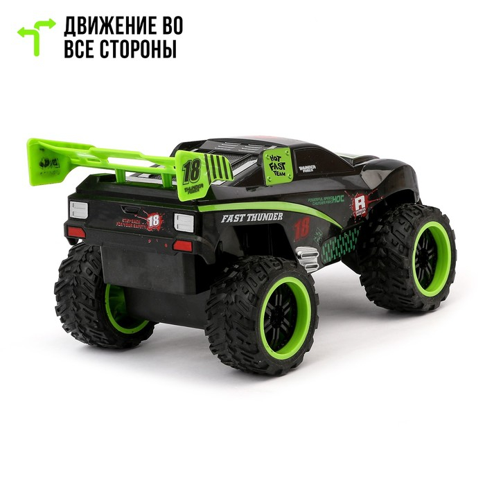 Джип радиоуправляемый «Бигфут», световые эффекты Джип радиоуправляемый «Бигфут», световые эффекты