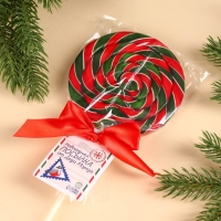 Леденец на палочке &laquo;Новогодняя посылка&raquo;, вкус: вишня, 110 г.